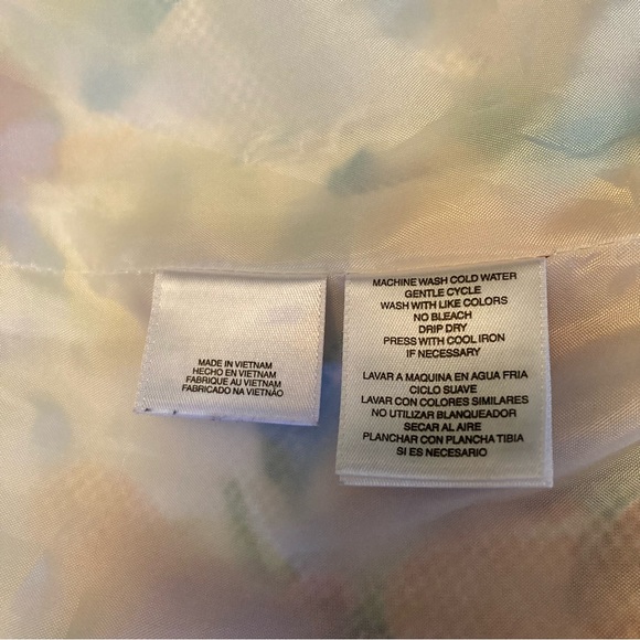 NWOT Black Label by Evan Picone Multicolored Floral Sleeveless Lined Dress Size8 - Picture 7 of 13